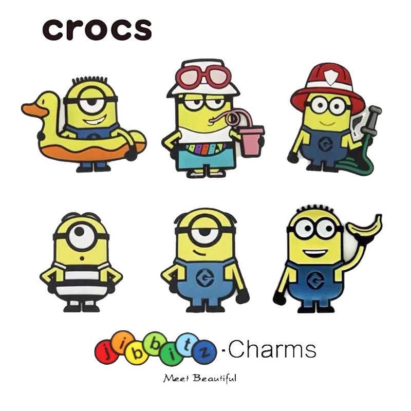 jibbitz crocs Minions jibbitz crocs เกาหลี jibbitz set crocs jibbitz jibbitz crocs ของแทั