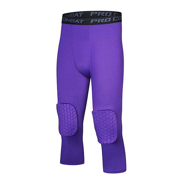 Basketball Cropped Tights Men's Sports Equipment Fitness Cropped White Training Women's Compression High Elasticity Quick-Drying Leggings yUqh