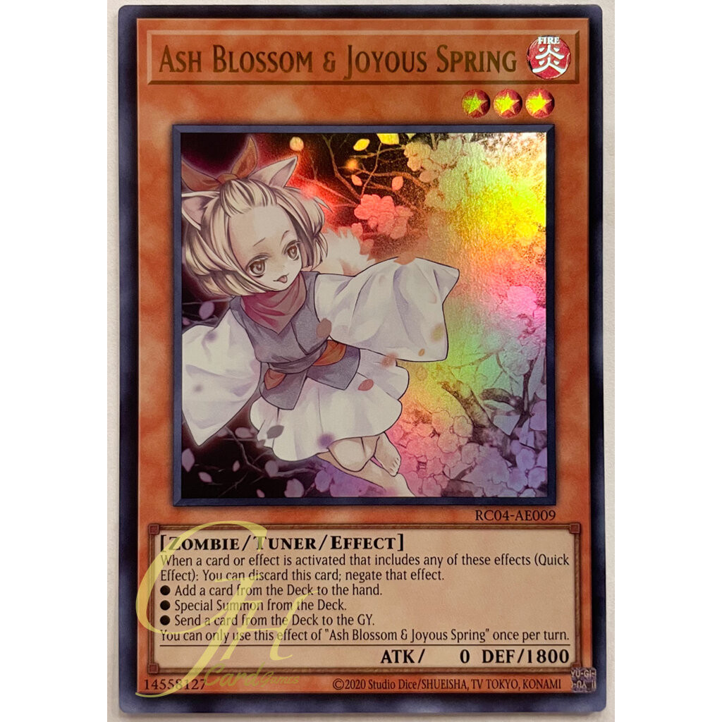 Yugioh [RC04-AE009] Ash Blossom & Joyous Spring (Ultra Rare)