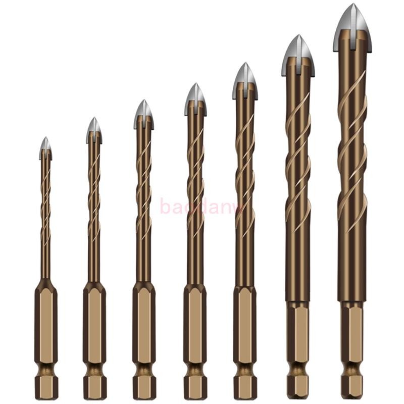 Bdw Anti Skid หกเหลี่ยม Shank เกลียวร่องสําหรับดอกสว่านข้ามซีเมนต์คาร์ไบด์ To
