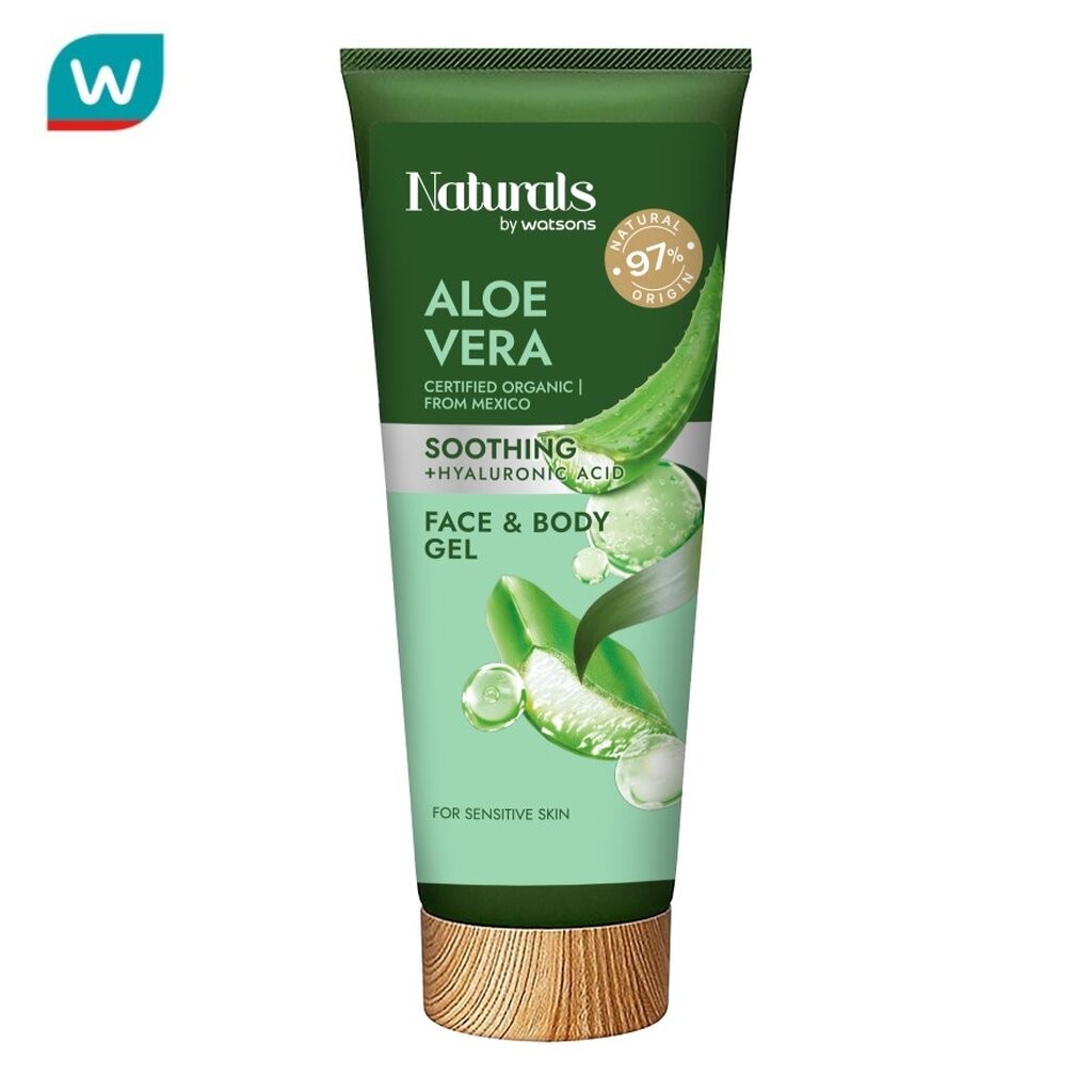 Naturals by Watsons เนเชอรัล บาย วัตสัน อะโล เวร่า ซูทติ้ง เฟซ แอนด์ บอดี้ เจล 200ml