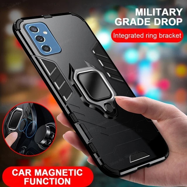 CASE SAMSUNG M52 5G IRING CASE ROBOT ARMOR STANDING PHONE HSIRC