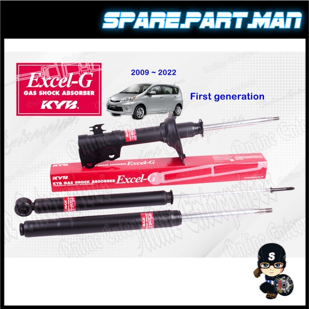 KAYABA KYB EXCEL G Alza 1.5 D46T M500 2009~2022 โช้คอัพ 333M053 333M054 342M026