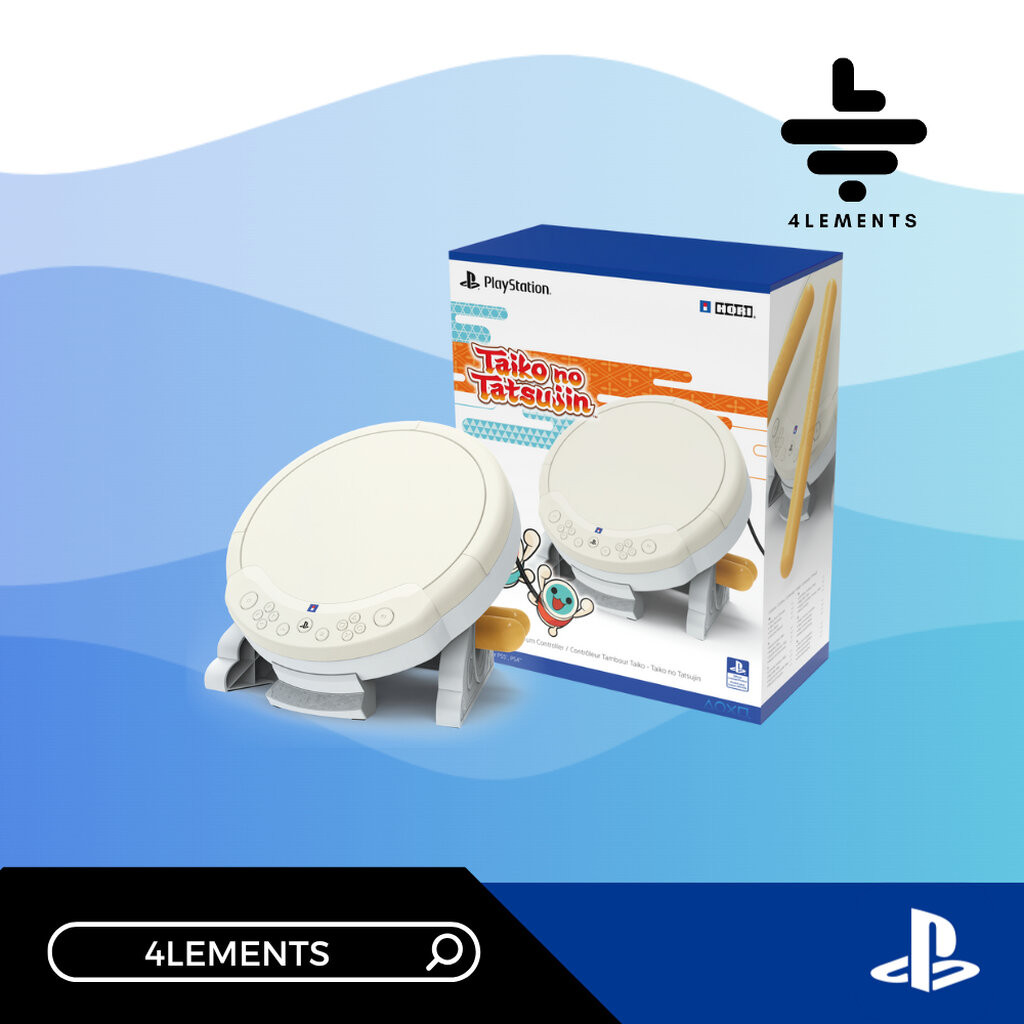 (พร้อมส่ง) HORI TAIKO NO TATSUJIN DRUM CONTROLLER FOR PS4 / PS5 / PC (ACC)