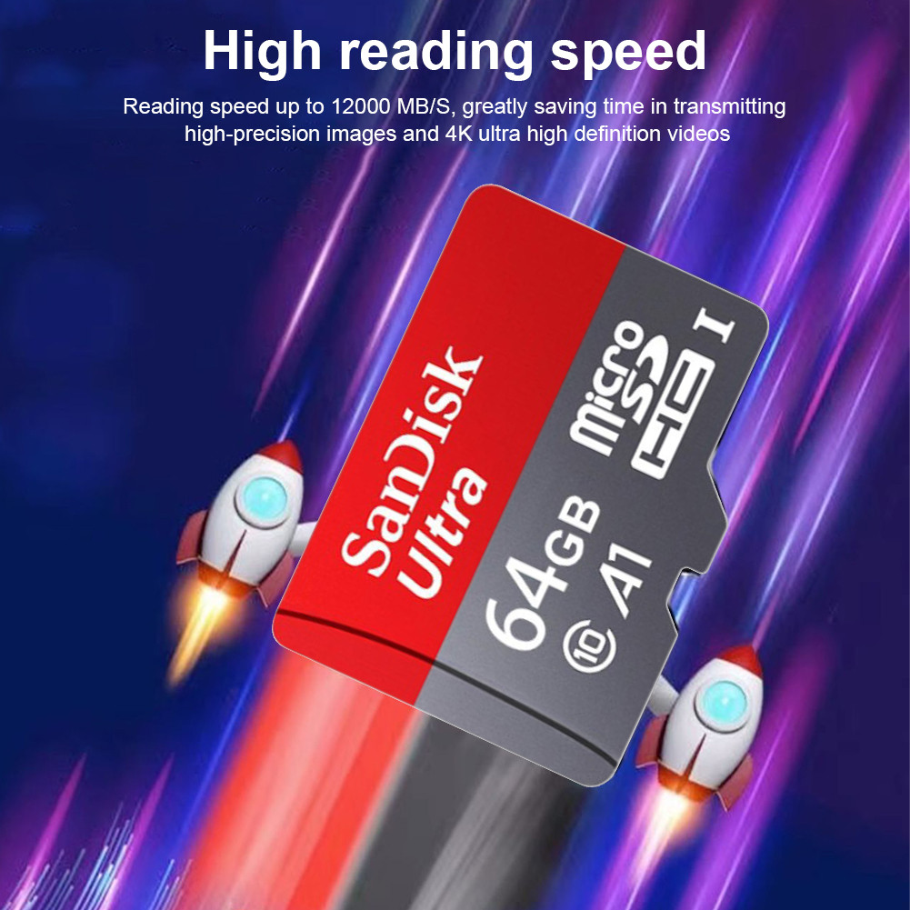 การ์ดหน่วยความจำ TF 32GB /64GB การ์ดหน่วยความจำของกล้อง