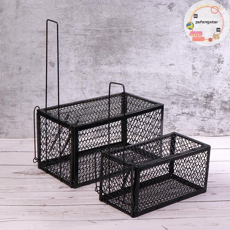 Pufangstar กรงดักหนู Rodents Trap Mouse Catcher สัตว์ควบคุม Self-locking Mousetrap Reusable จับหนู Implement Trap Cage TH