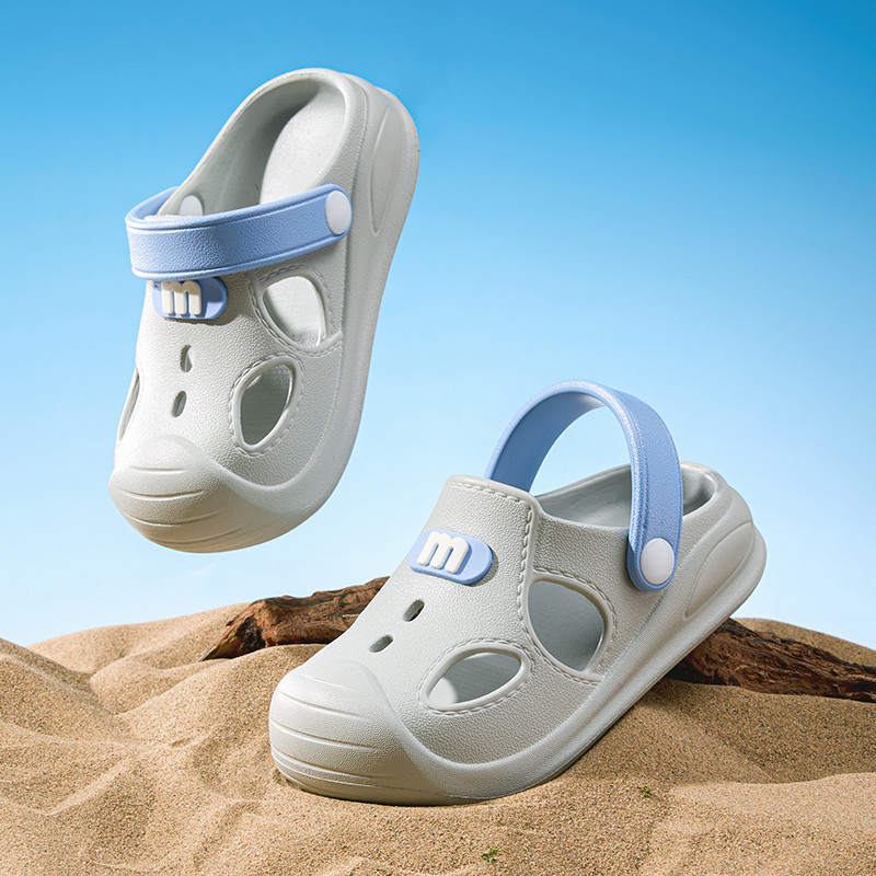 Cheerful Mario 13-18ซม DIY รัดส้นเด็ก ระบายอากาศ รองเท้าหัวโตเด็กเล็ก รองเท้ารัด