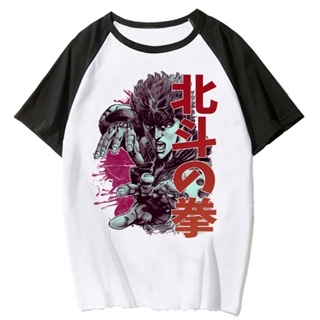 Kenshiro เสื้อยืด พิมพ์ลายกราฟฟิคอนิเมะตลก Y2K สําหรับผู้หญิง