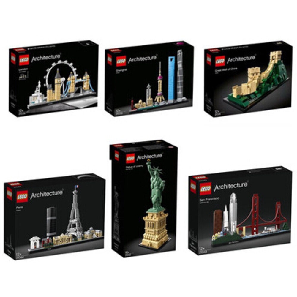 LEGO Architecture Series 21040 21041 21042 21043 21044 21045 21046