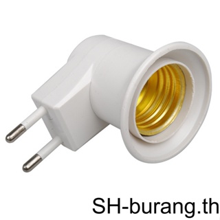 【Buran】อะแดปเตอร์ซ็อกเก็ตหลอดไฟ Led ABS E27 1 2 3 5 ปลั๊ก EU สําหรับห้องนอน ห้องนั่งเล่น โรงแรม