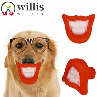 Willis จุกนมปลอม รูปปากปีศาจ ของเล่นสําหรับสัตว์เลี้ยง สุนัข