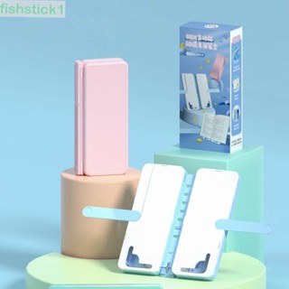 Fishstick1 กล่องดินสอ ชั้นวางหนังสือ อเนกประสงค์ ปรับได้ ทนทาน สําหรับวางหนังสือ