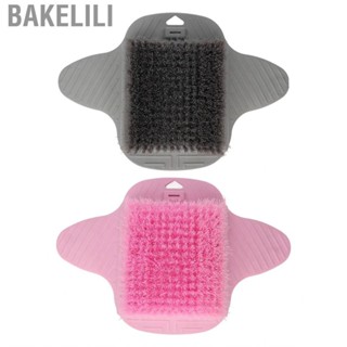 Bakelili Foot Brush With Suction Cup Wall Mounted Scrubber Sole Cleaning  Exf