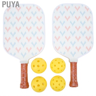 Puya Pickleball Paddles Set Bright Appearance Carbon Fiber for Indoor