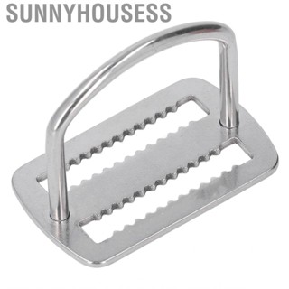 Sunnyhousess D-Rings Webbing Harness Belt Retainer Stainless Steel Slide Keeper Tool