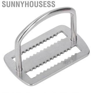 Sunnyhousess D-Rings Webbing Harness Belt Retainer Stainless Steel Slide Keeper Tool