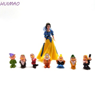 Huimao ตุ๊กตาฟิกเกอร์ Snow White and the Seven Dwarfs ขนาดเล็ก ของเล่นสําหรับเด็ก