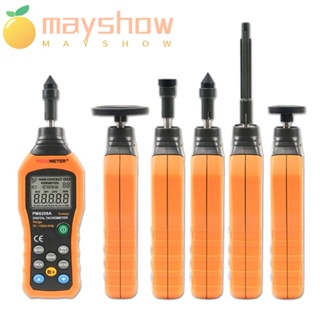 Mayshow เครื่องวัดรอบเครื่องยนต์ดิจิทัล แบบสัมผัส 50-19999RPM PM6208A พร้อมตัวล็อกข้อมูล 99 กลุ่ม ไฟแบ็คไลท์ RPM