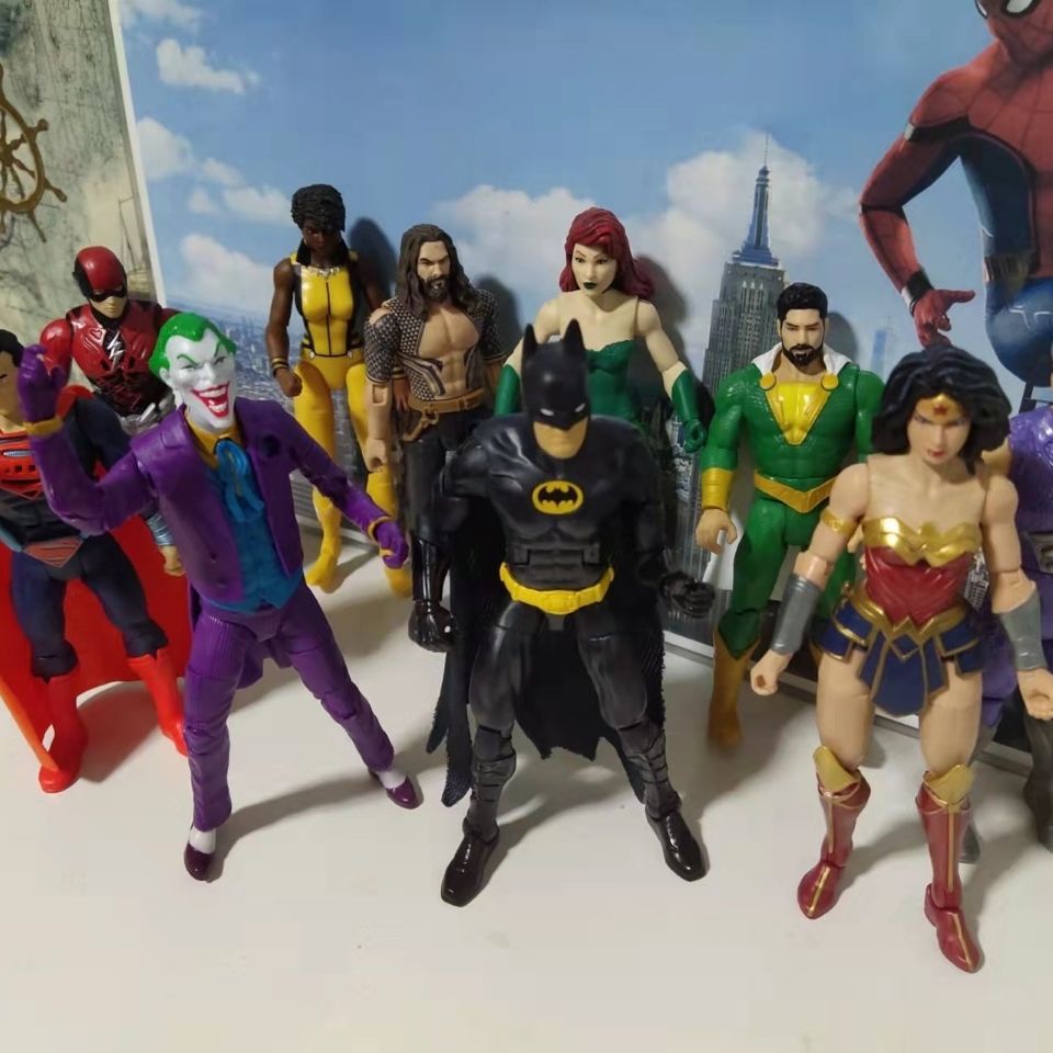 ฟิกเกอร์ Justice League Batman Joker Superman The Flash Neptune ขนาด 20 ซม. ของเล่นสําหรับเด็ก