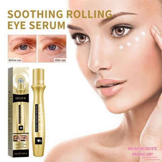 [COD] EELHOE Eye Essence Roller Moisturizing Firming Skin Repair Eye Fine Lines Dark Circles Eye Bag Essence [realbeauty]