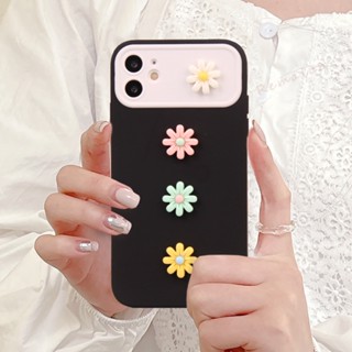 เคสซิลิโคนนิ่ม ลายดอกไม้ 3D กันกระแทก สําหรับ iPhone 11 12 13 14 15 Pro MAX 11Pro 13Pro X XR XS MAX 7 8 Plus SE 2020 2022