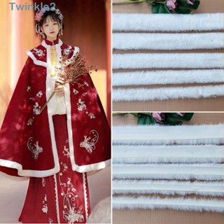 Twinkle ริบบิ้นขนกระต่ายเทียม สีขาว 1 เมตร สําหรับตกแต่งคริสต์มาส DIY