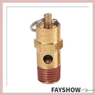 Fay วาล์วคอมเพรสเซอร์แอร์ ทองเหลือง 125PSI อุณหภูมิสูง 1/4 นิ้ว