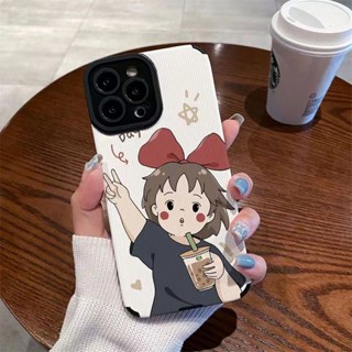 เคสโทรศัพท์มือถือหนังเทียม กันกระแทก ลายชานมไข่มุก สําหรับ vivox80 90 Y73s 93s 20 30 u3x 17 76s 32 21 55s 77e 33s 71T 52s 31s s9e 12 15e IQOONEO3 5 7 6 8 9 10 11 z3 a100 pro เคสป้องกันเลนส์โทรศัพท์ แบบนิ่ม ลายการ์ตูน