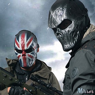 กลางแจ้งจริง Cs Zombie Skull Mask Field อุปกรณ์ Full Face หน้ากากนักรบทหารกลางแจ้งอุปกรณ์ฮาโลวีนชุดหน้ากาก M