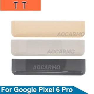 Aocarmo อะไหล่กรอบครอบด้านหลัง สีดํา สีขาว สําหรับ Google Pixel 6 Pro 6pPro