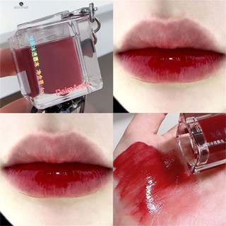 Daimanpu ครีมแต่งหน้าอเนกประสงค์ Lip Frozen Blush Glass Lip Mirror Mirror Water Light ลิปสติก TECH3