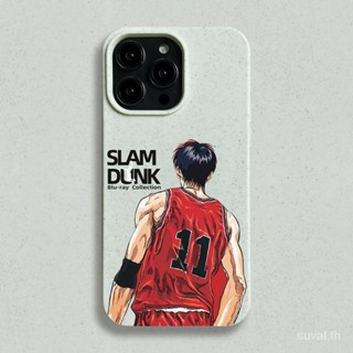 เคสโทรศัพท์มือถือ กันกระแทก ลายการ์ตูนอนิเมะ Slam Dunk ย่อยสลายได้ สําหรับ Apple iPhone 15 14 13 12 11 pro max 13promax 12pro 14plus 14promax xr xs max 7 8 plus