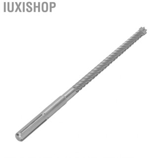 Iuxishop Drill Bit Hammer Self Centering Tip 6 Flute Toughness 18 X 400mm Long Service Life Cemented Carbide for Construction