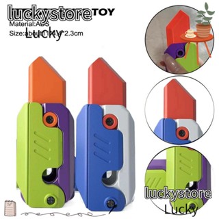 Lucky ของเล่นคลายเครียด แครอท พลาสติก พิมพ์ลาย สําหรับผู้ใหญ่