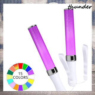 Thunder 3w แท่งไฟเรืองแสง เปลี่ยนสีได้ 15 สี ใช้แบตเตอรี่ Dmx รีโมตคอนโทรล สําหรับคอนเสิร์ต ปาร์ตี้ ฉลอง