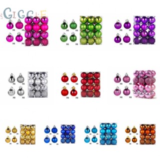 ⭐NEW ⭐Chic 24pcs Christmas Baubles Set Glitter Xmas Balls for Ornament Party Wedding