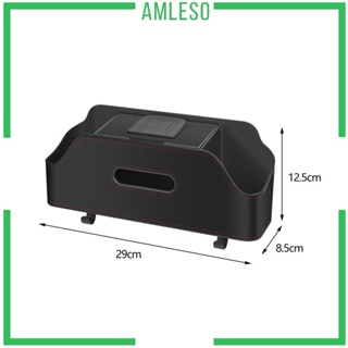 [Amleso] ที่วางแก้วกระดาษทิชชู่ ผ้าขนหนู พร้อมตะขอ อเนกประสงค์ อุปกรณ์เสริม สําหรับรถยนต์