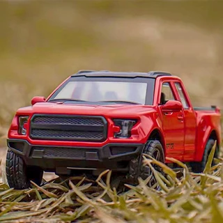 COD รถรุ่นเหล็ก รถของเล่นเด็ก ระบบกู้คืนพลังงาน 1:36 Ford Raptor โครงสร้างตัวถังโลหะผสม ของเล่นเด็ก