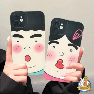 เคสโทรศัพท์มือถือคู่รัก แบบนิ่ม กันกล้อง ลายการ์ตูนตลก สําหรับ Xiaomi Redmi Note 12 11 11s 10s 10 9 8 Pro Redmi 12C A1 10C 10A 10 9 9A 9C 9T Mi 11 Lite 11T 10T Poco X3 Pro