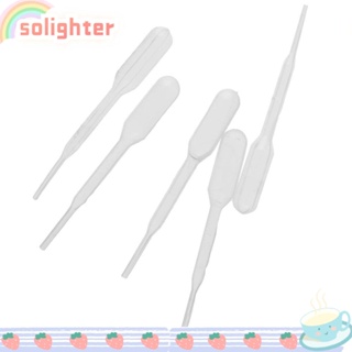 Solighter หลอดหยดของเหลว พลาสติกโพลีเอทิลีน ขนาดเล็ก 0.2 มล. ใช้แล้วทิ้ง 1000 ชิ้น