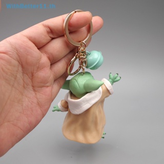 พวงกุญแจ จี้ฟิกเกอร์การ์ตูน Disney Baby Yoda Yoda Kawaii เหมาะกับของขวัญ ของเล่นสําหรับเด็ก