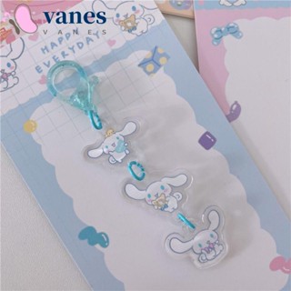 Vanes1 พวงกุญแจ จี้ตุ๊กตา Cinnamoroll Kuromi น่ารัก สําหรับห้อยกระเป๋า