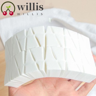 Willis พัฟฟองน้ํา ทรงสามเหลี่ยม นุ่มมาก แห้ง เปียก สําหรับแต่งหน้า เกลี่ยรองพื้น เครื่องสําอาง สําหรับผู้ชาย