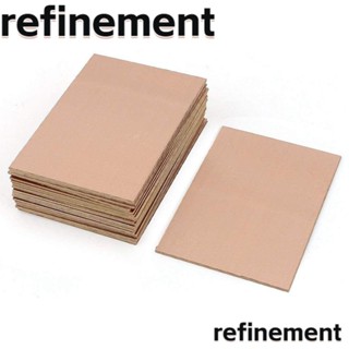 Refinement แผ่นทองแดง PCB 4x2.7 นิ้ว 7x10 ซม. 10 ชิ้น DIY