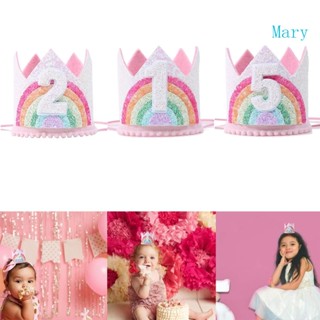 หมวกมงกุฎ สีรุ้ง พร็อพถ่ายรูปวันเกิด สําหรับเด็กผู้ชาย