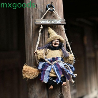 Mxgoods ตุ๊กตาแม่มดบิน DIY สําหรับตกแต่งประตูบ้าน ในร่ม กลางแจ้ง