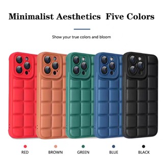 Casing Samsung Galaxy A54 A34 A24 A24F A25 4G 5G A14 A73 A53 A33 A23 A13 A04S A13Lte 3D Block Ins Candy Color Soft Phone Case Fine Hole Shockproof Silicone Back Cover 1FG 01