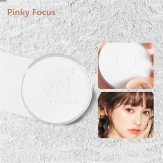 Pinkyfocus Honey Powder LongLasting NATURALปกปิดแต่งหน้าสำหรับผิวกระจ่างใสOil Control Loose Powder Pressed Powderกระจ่างใสผิวTONE Light Breathable Make up Powder puueqg