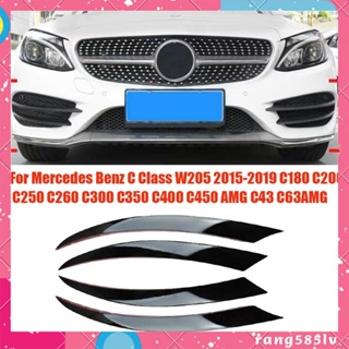 แถบไฟตัดหมอก ติดกันชนหน้า อุปกรณ์เสริม สําหรับ Mercedes Benz C Class W205 2015-2019 C180 C200 4 ชิ้น