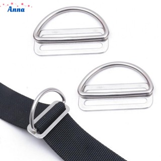 【Anna】D Ring 1/2 Pairs 1/2 Sets Belt Keeper Lightweight Portable Scuba Diving